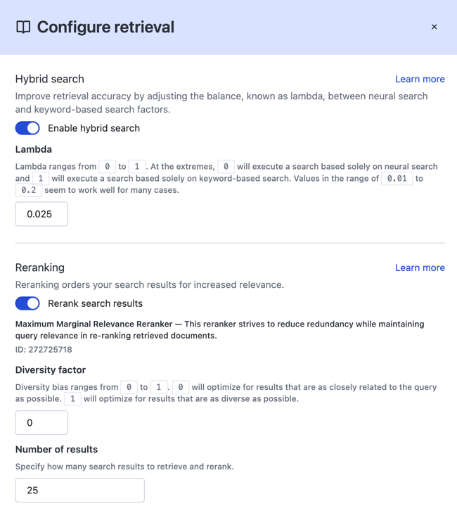 Configure retrieval drawer